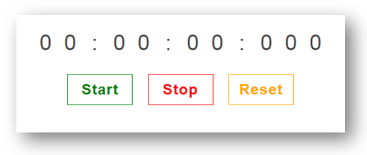 Stop Watch in JavaScript