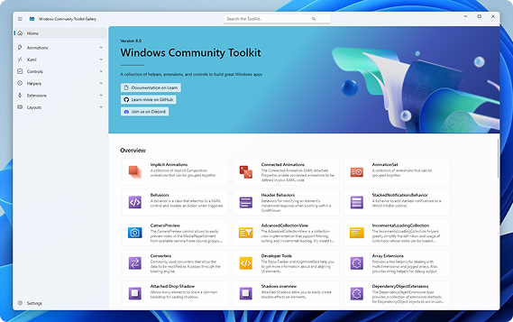 Windows Community Toolkit Gallery