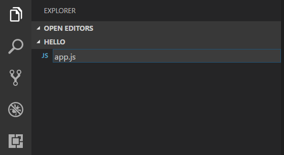 File Explorer app.js