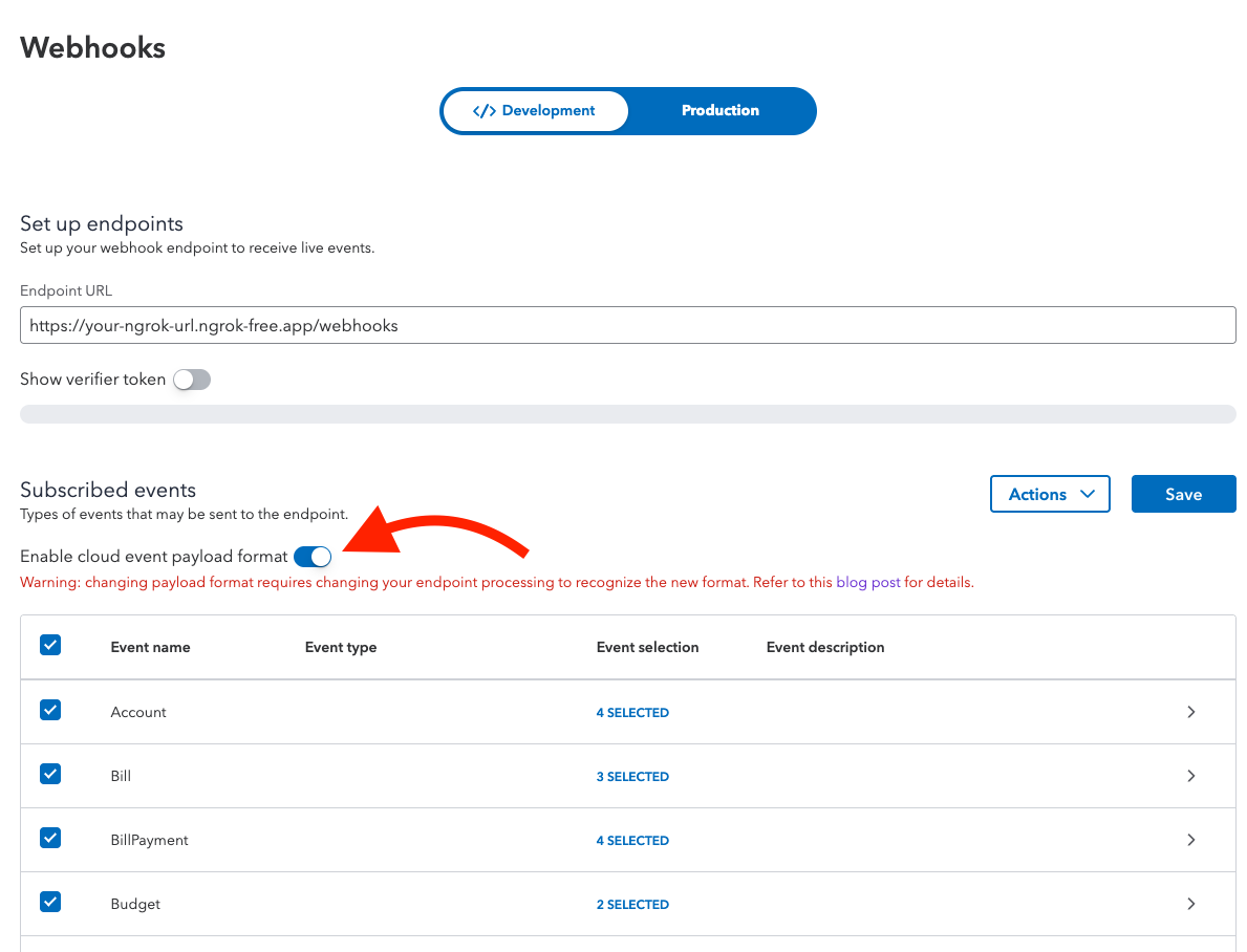 QuickBooks App Setup