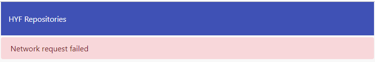 Error rendering