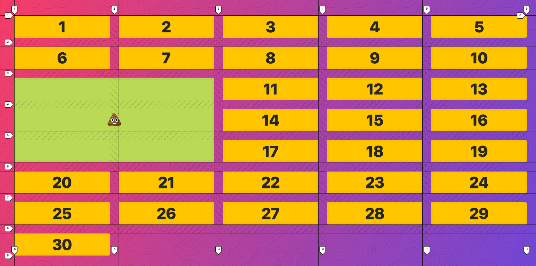 place col and row place col and row