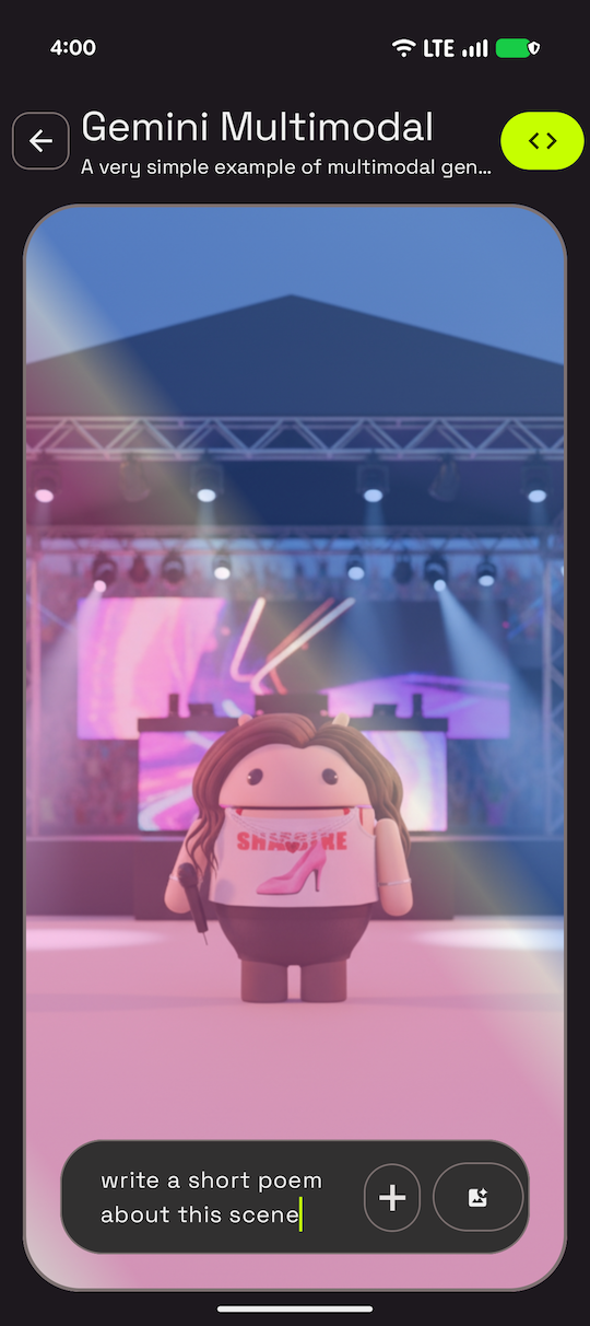 Gemini Multimodal sample