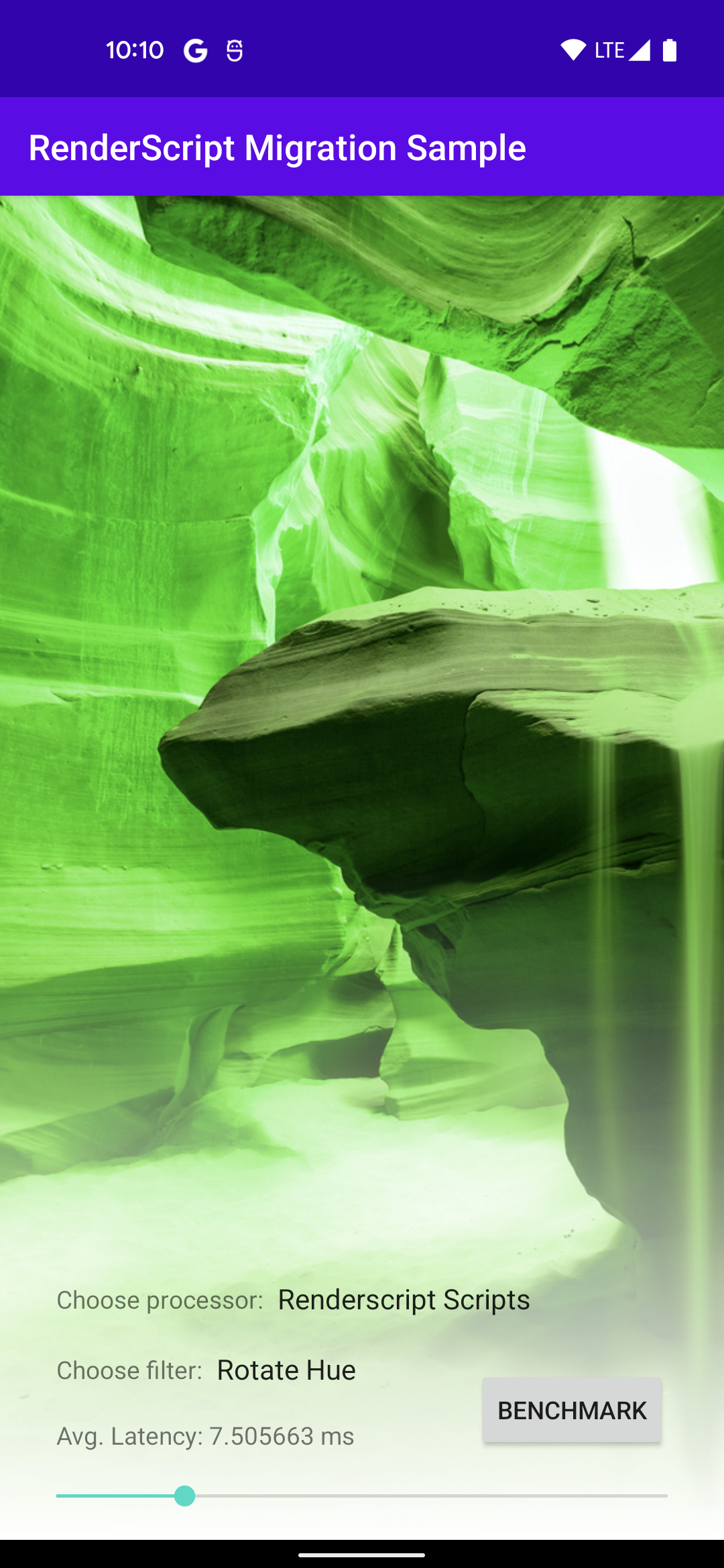 Screenshot of Hue Rotation