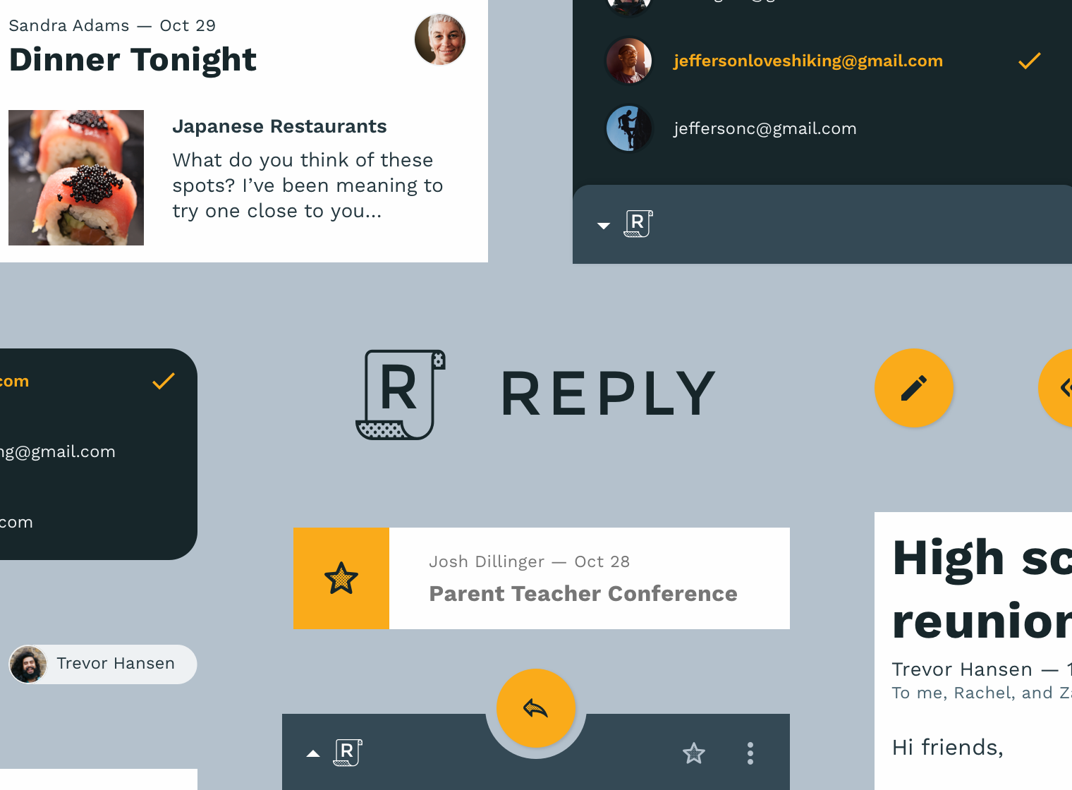 Reply collage