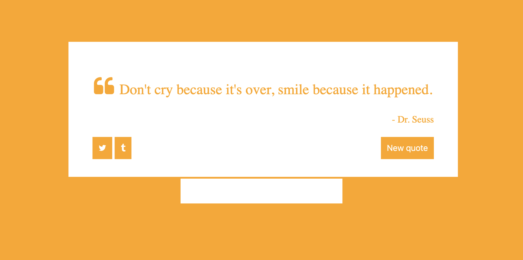 Random Quote Generator