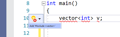 C++ quick fix