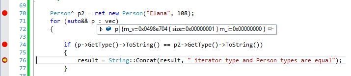 VectorProxy in range-based for loop
