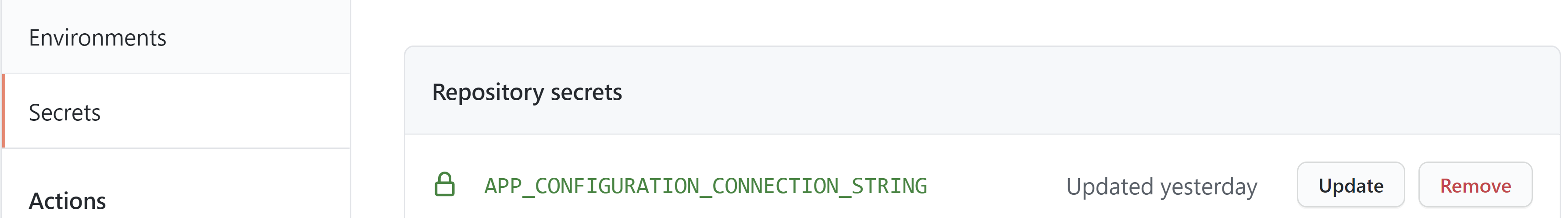 Application Settings
