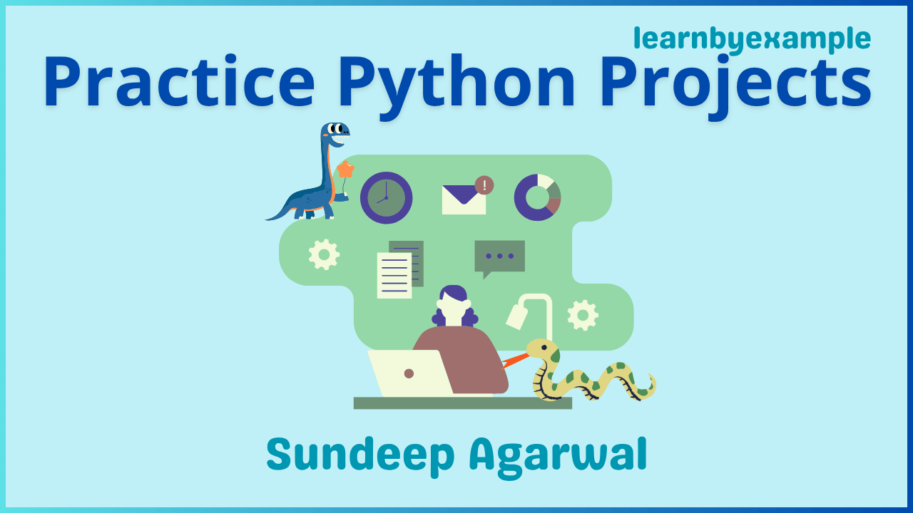 Practice Python Projects ebook cover image