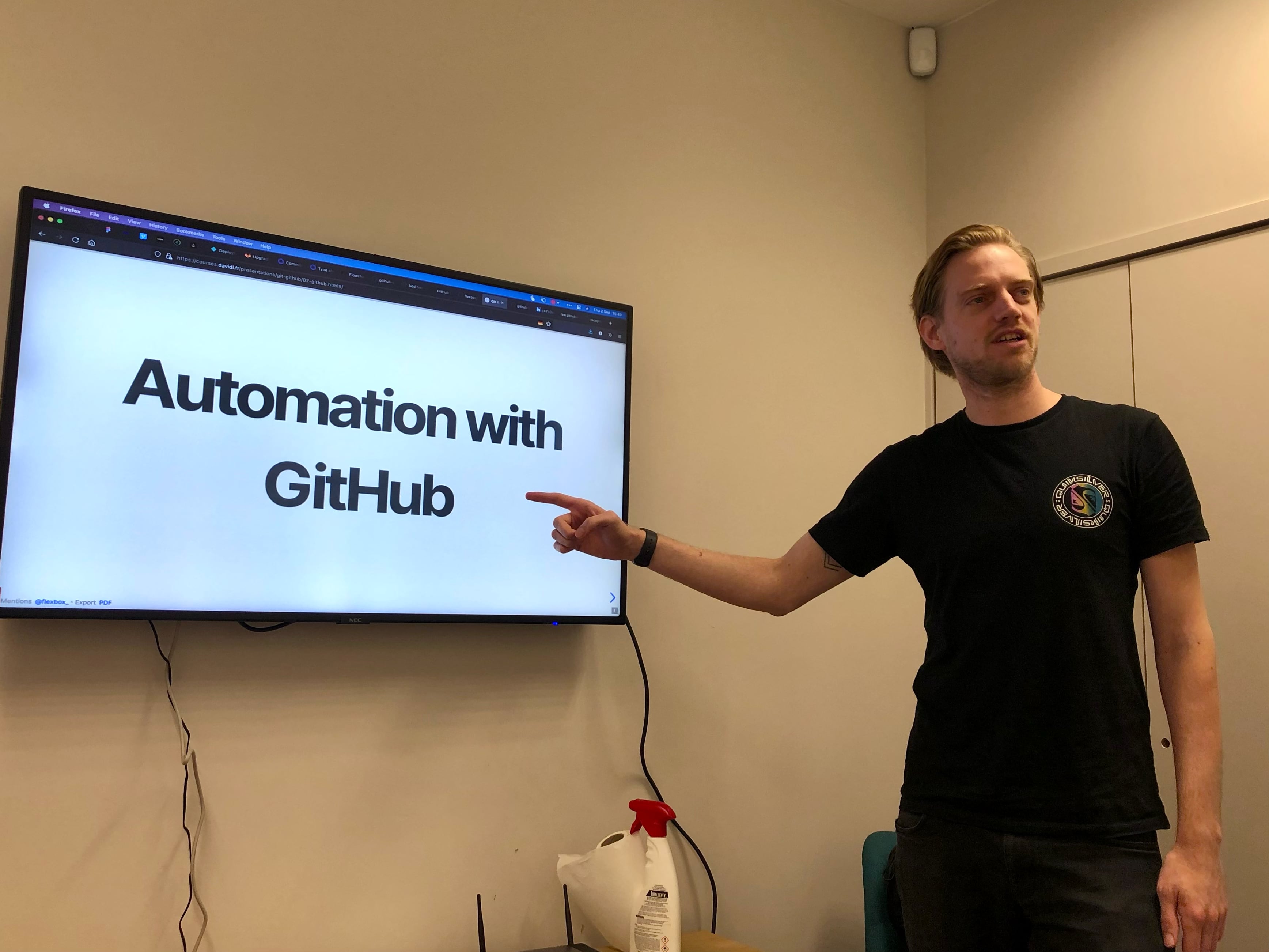 David Leuliette teaching git