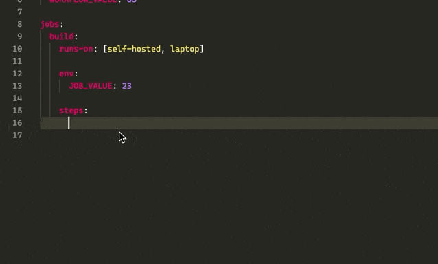 Workflow auto-complete