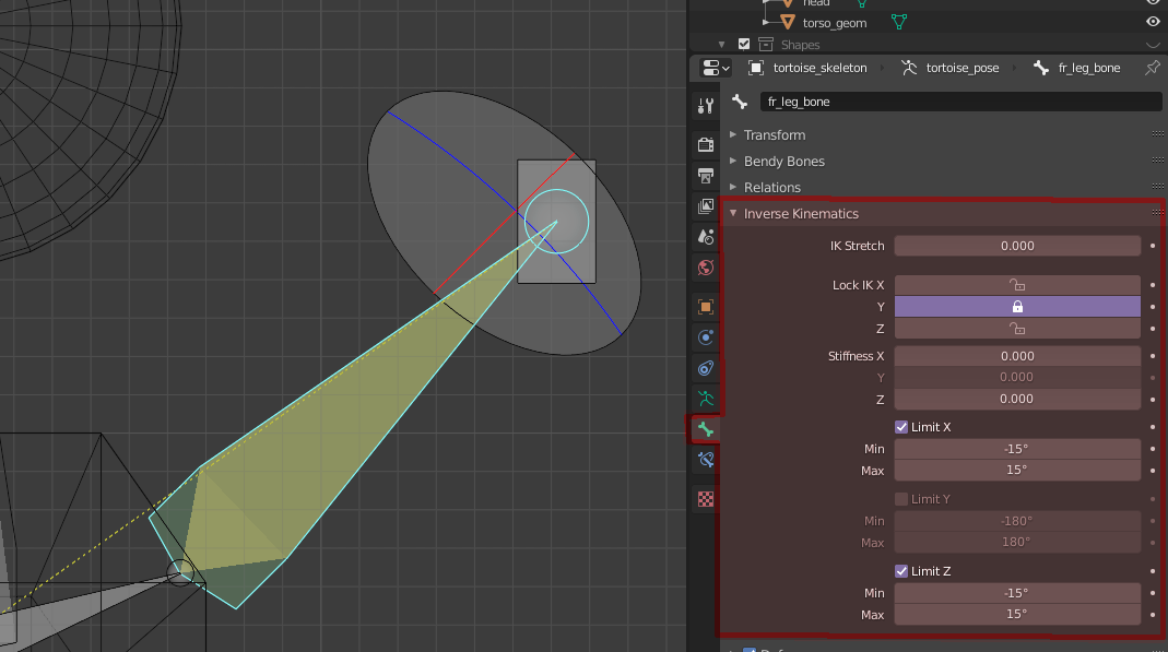Define bone limits Define bone limits