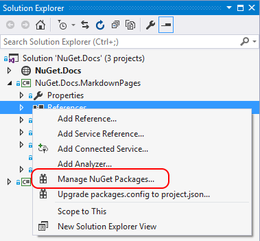 visual-studio-nuget-packages
