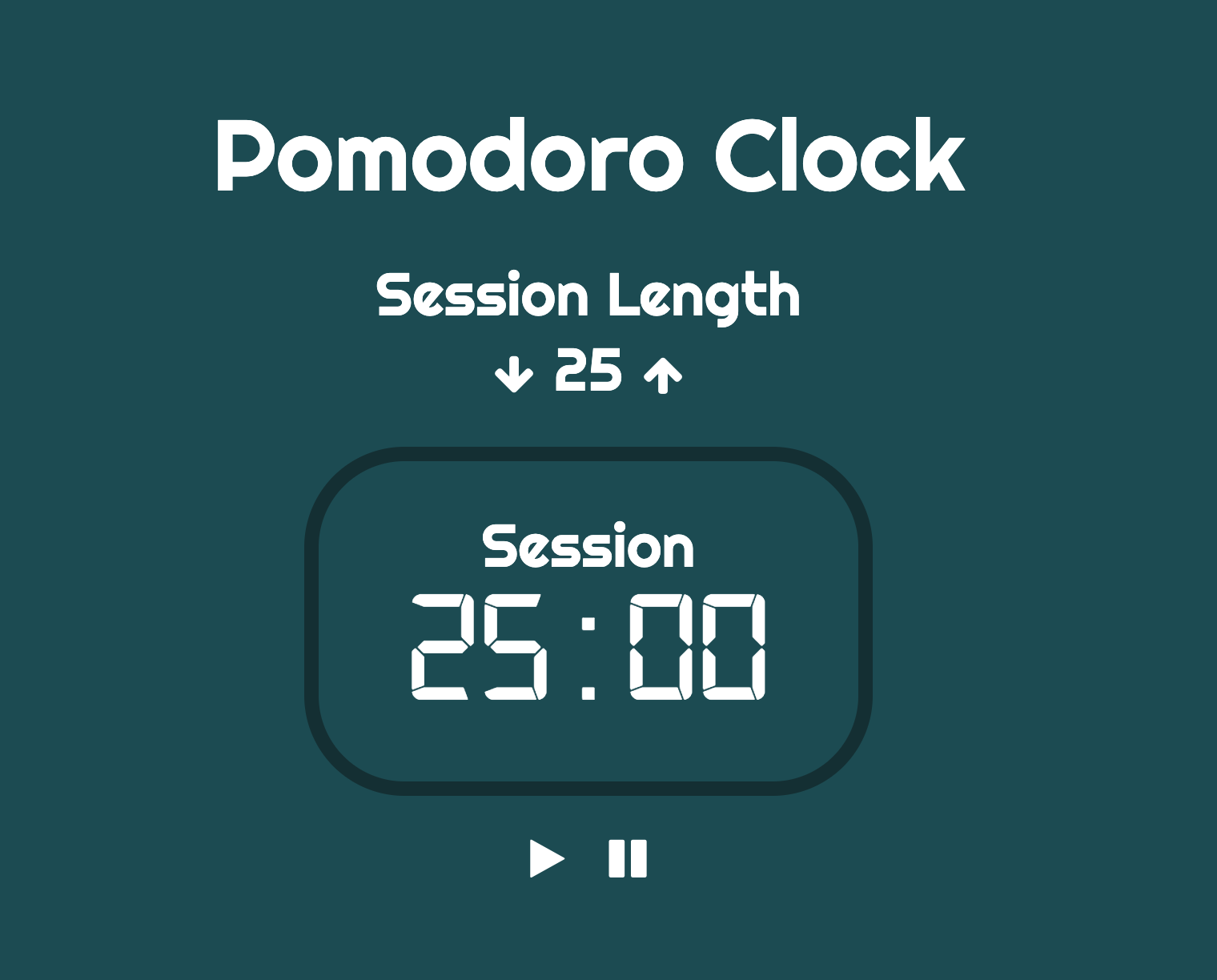 Pomodoro Clock