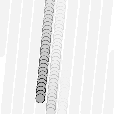 same as the last image but the circle seems to be moving faster over time