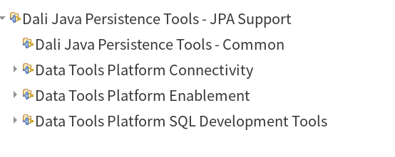 Dali Java Persistence Tools 1