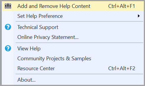 Add and Remove Help Content