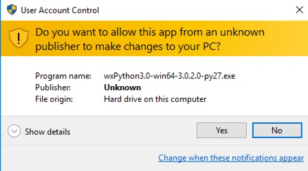 Установка wxPython на Windows, Mac OS X, Linux