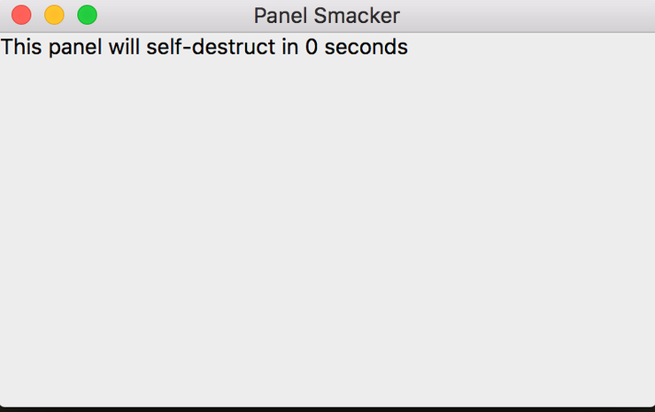 Делаем панель самоуничтожающейся - wxPython #36