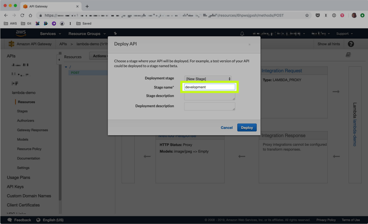 Обработка изображений на AWS Lambda и API Gateway за 10 минут