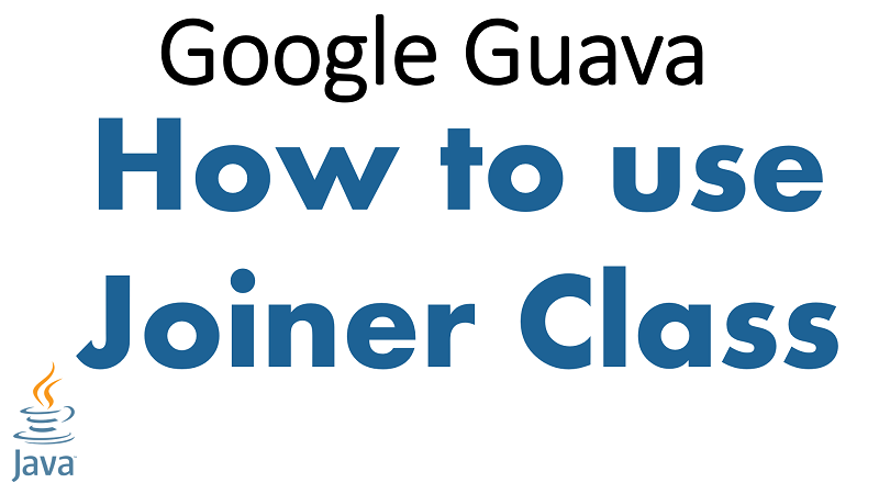 Java Join Strings using Guava Joiner