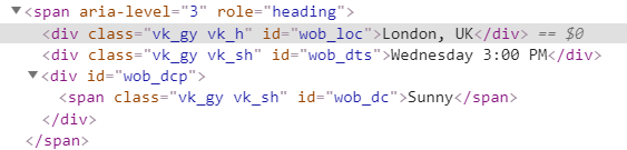 HTML tags to extract in Python