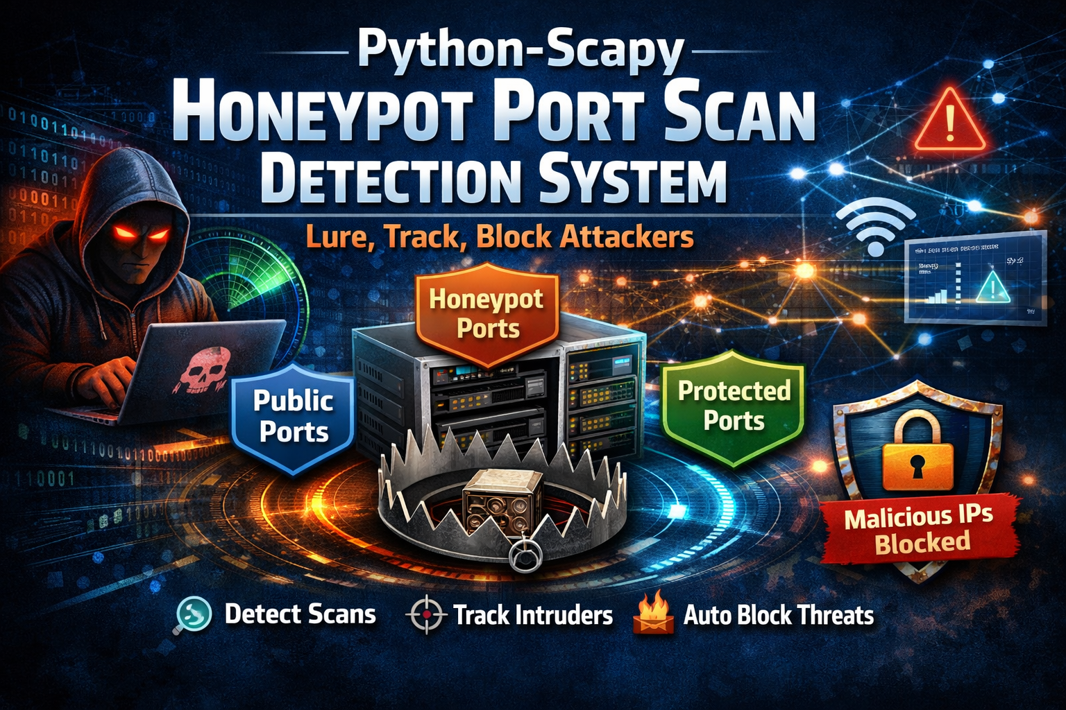 Building a Honeypot Defense System with Python and Scapy