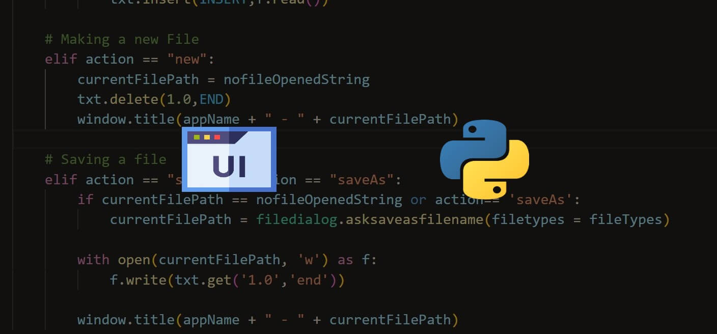 How to Make a Text Editor using Tkinter in Python