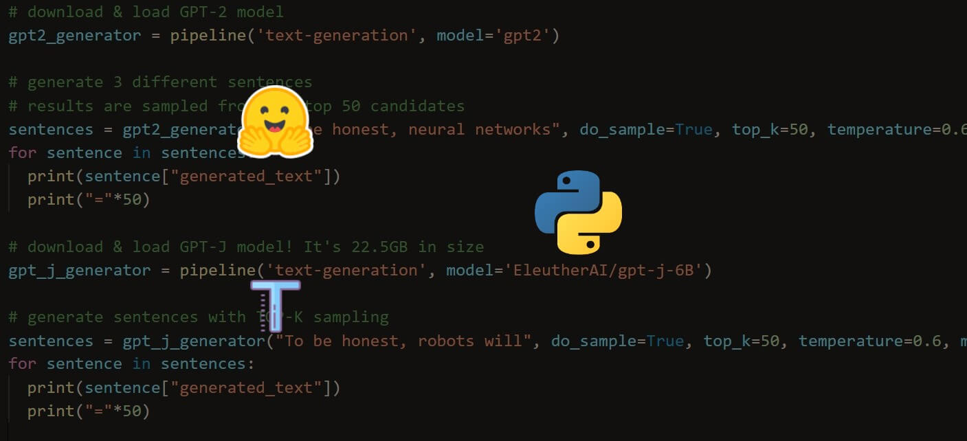Text Generation with Transformers in Python