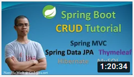 spring boot crud tutorial